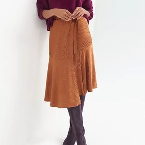 anthropologie tamra jacquard midi skirt